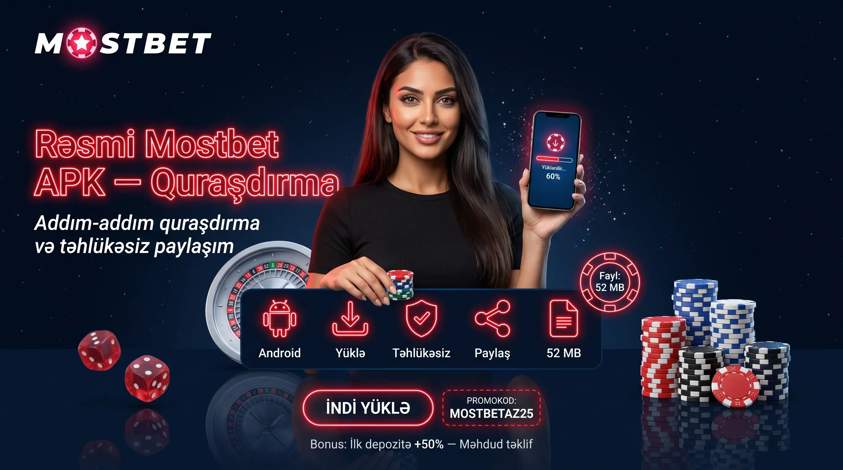 Mostbet APK download Android quraşdırma addımları