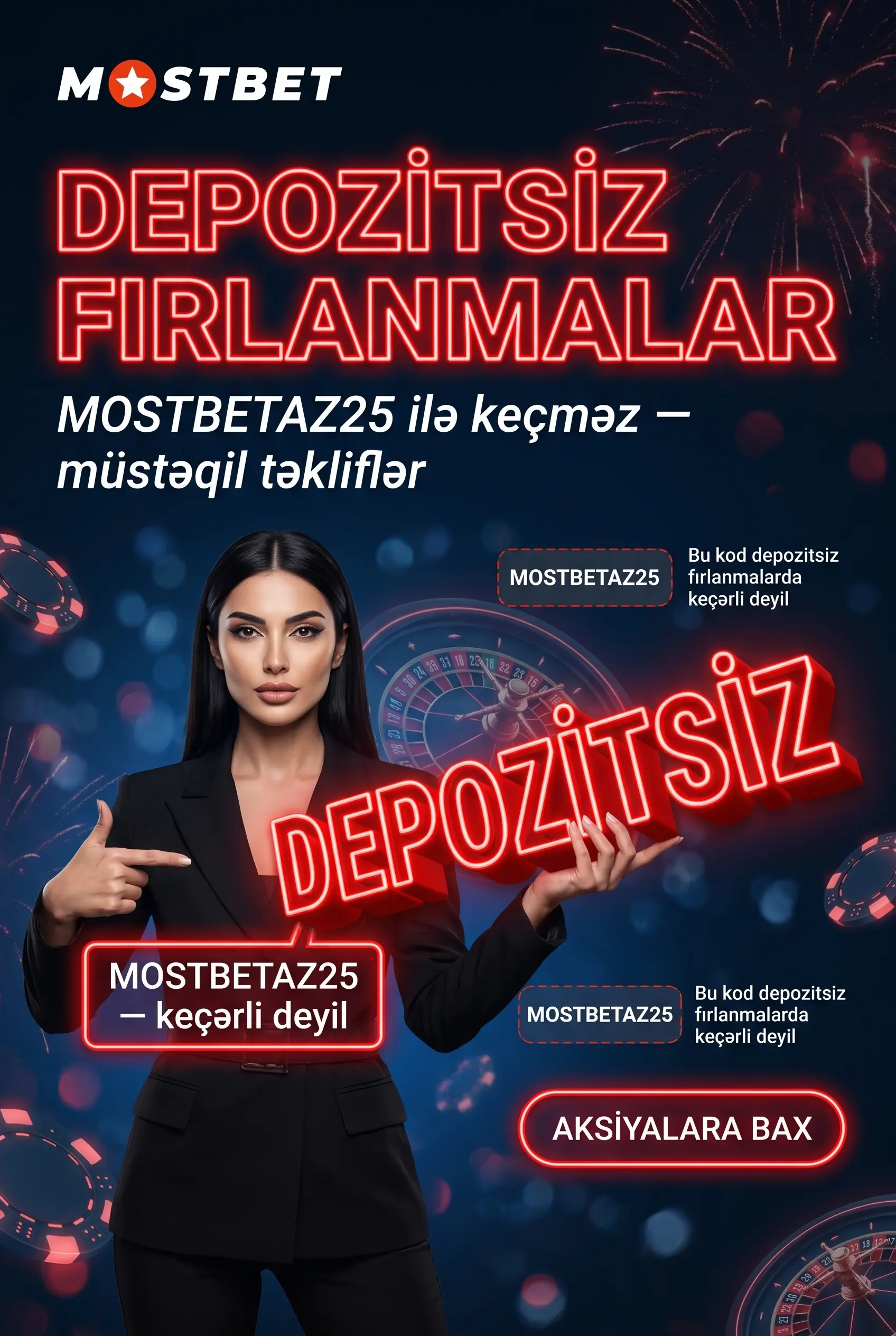 Depozitsiz spin oyunları ayrı təklif